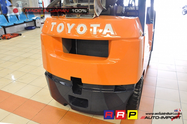 ขายรถโฟล์คลิฟท์มือสอง TOYOTA รุ่น 7FG15-20499 นำเข้าจากประเทศญี่ปุ่น 100\% ไม่เคยใช้งานในไทย