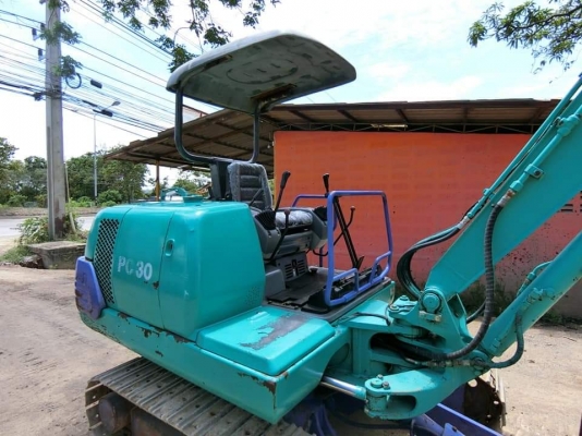 ขายรถขุดแบคโฮ KOMATSU PC30-7E ขนาดPc30รถเก่านอกแท้100\% คอลโทนสั้นปั๊มนิ้ว มีหัวแย๊กFURUKAWA พร้อมบุ้งกี๋ ระบบไว รถพร้อมใช้งาน เอกสารใบอินวอยครบ  ราคา 470,000 ต่อรองได้ ☎ ติดต่อ 096-3268553 (สถิตย์พันธ์) ???? ID LINE 0963268553 ????ร้านรุ่งเจริญแทรกเตอร์ อ