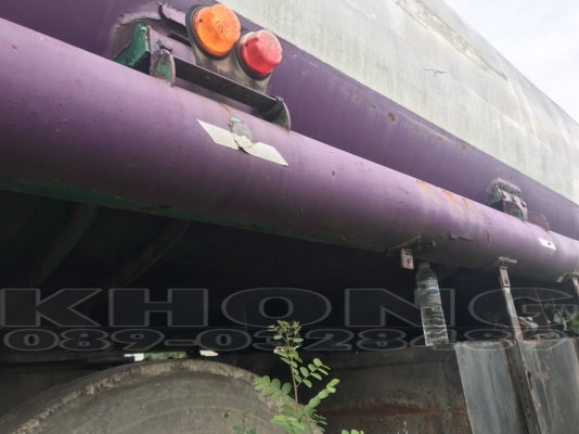 ขายด่วน ถังน้ำมันปาล์ม 16000ลิตร ใส่10ล้อ หนา4เมตร50 มาตรฐาน ขายเพียง 80000 บาท