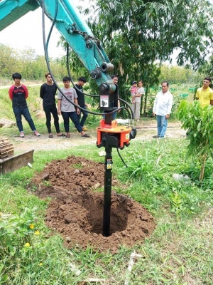 หัวเจาะดินติดแม็คโคร หัวเจาะดินติดแม็คโคร