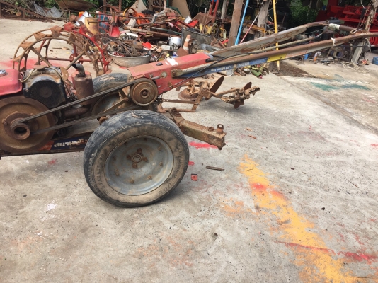 รถไถเดินตาม ET95 เครื่องนิ่ม โครงสยาม อุปกรณ์ ผาน+คราด+ล้อเหล็ก ล้อยาง