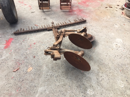 รถไถเดินตาม ET95 เครื่องนิ่ม โครงสยาม อุปกรณ์ ผาน+คราด+ล้อเหล็ก ล้อยาง