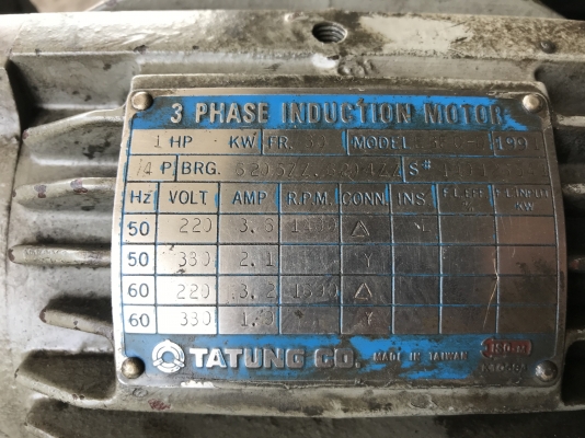 ( เหลือ 1ตัวครับ )ขายมอเตอร์เกียร์ Cycro drive Sumitomo 1HP. 380V made in Japan อัตราทด 1:87 เพลาออกประมาณ 16รอบต่อนาที สภาพสวยเดิมๆ หมุนนิ่ม พร้อมใช้งาน มี 6ตัวครับ ราคาตัวละ 4,300 บาท