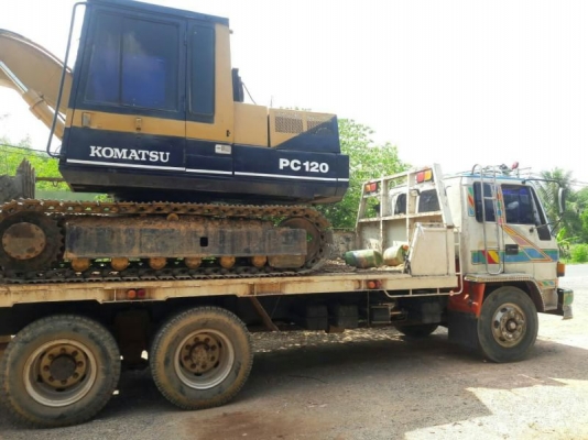 ขายคู่KOMATSU PC120-3.10ล้อท้ายลาด ISUZU 168 แรงม้าหัวร๊อกกี้คัสซีจัมโบ้เครื่องEH700เพลาเดี่ยวราคา 7