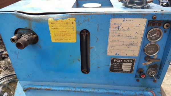 SALE* FROM JAPAN สินค้าหลุดจอง เพิ่งนำเข้า*เครื่องปั๊มลม แบบเครื่องยนต์ดีเซล *AIRMAN PDR50S*