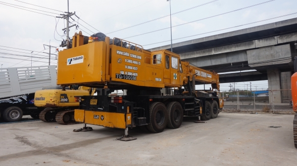 ขายรถเครนขนาด 100 ตัน TADANO TG-1000M-1 พร้อมทำงานแน่นอนค่ะ ราคาพิเศษมากๆ ติดต่อผึ้ง 095-0563605 ขายรถเครนขนาด 100 ตัน TADANO TG-1000M-1 พร้อมทำงานแน่นอนค่ะ ราคาพิเศษมากๆ ติดต่อผึ้ง 095-0563605