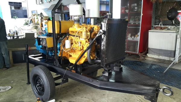 เครื่องสูบนํ้าขนาดใหญ่ได้มาตราฐานทุกระบบพร้อมใช้งาน