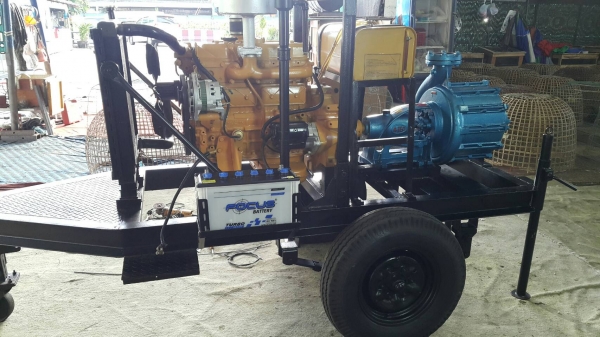 เครื่องสูบนํ้าขนาดใหญ่ได้มาตราฐานทุกระบบพร้อมใช้งาน