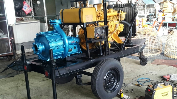 เครื่องสูบนํ้าขนาดใหญ่ได้มาตราฐานทุกระบบพร้อมใช้งาน