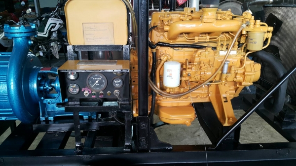 เครื่องสูบนํ้าขนาดใหญ่ได้มาตราฐานทุกระบบพร้อมใช้งาน