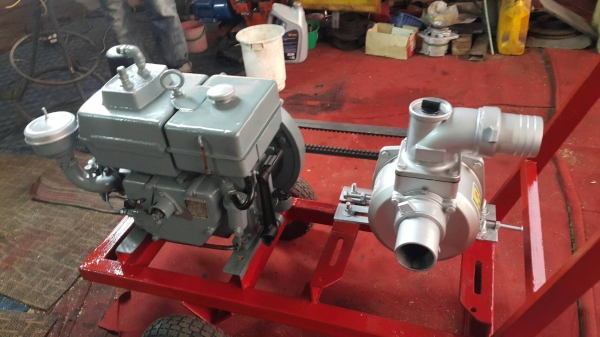 ขายเครื่องสูบนํ้าประกอบใหม่ เครื่องยนต์ คูโบต้า 8  แรงม้า