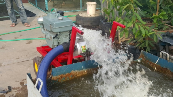 ขายเครื่องสูบนํ้าประกอบใหม่ เครื่องยนต์ คูโบต้า 8  แรงม้า