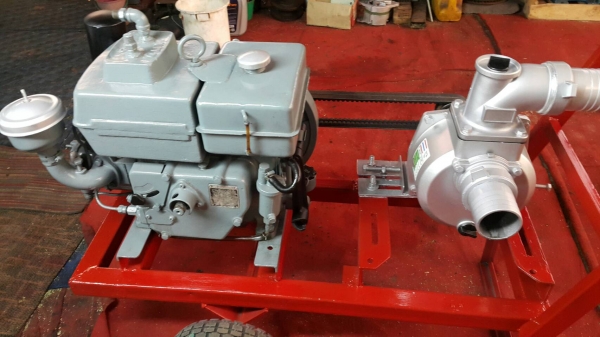 ขายเครื่องสูบนํ้าประกอบใหม่ เครื่องยนต์ คูโบต้า 8  แรงม้า