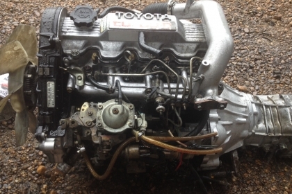 ขายเครื่องยนต์ดีเซลเทอร์โบ Toyota 2c ขับหลัง