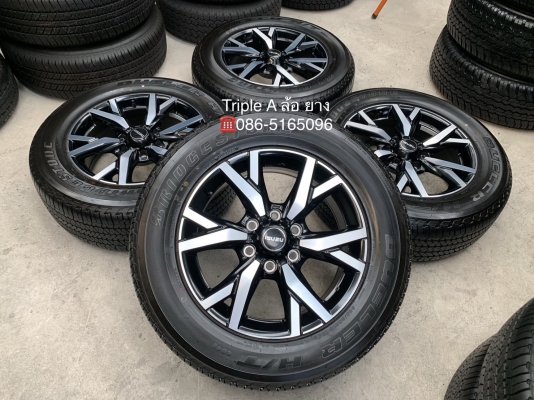 แม็กป้ายแดง NEW ISUZU MU-X THE ONYX 2019 ขอบ 18 รุ่นใหม่ล่าสุด พร้อมยางป้ายแดง 255-60-18 Bridgestone ปี 19