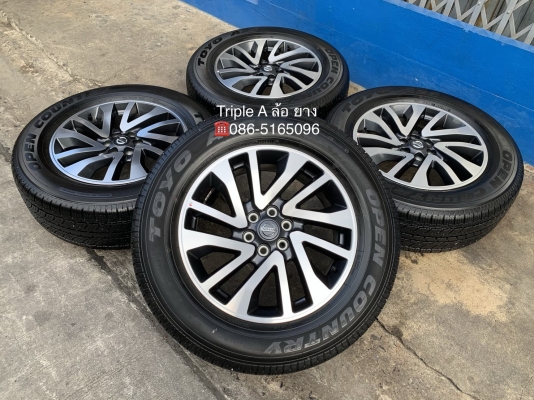 ล้อแม็กป้ายแดง Nissan Navara Caliber NP300 ขอบ 18 พร้อมยางป้ายแดง 255-60-18 TOYO ปลายปี 18