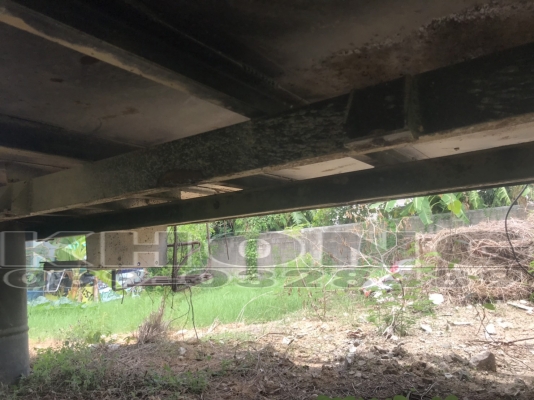 ขายด่วน กระบะเหล็ก คัสซี75ซม กว้าง2ม ยาว4ม30 พื้นคานเหล็ก แข็งแรง ไม่มีผุ ขาย 22000 บาท