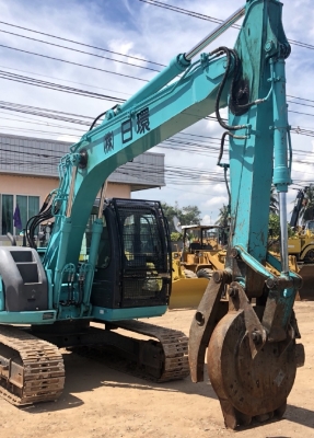 ขายรถขุด KOBELCO SK135SR หัวแม่เหล็ก นำเข้าเองจากญี่ปุ่น สภาพสวยพร้อมใช้ มีVDOการทำงานครับ