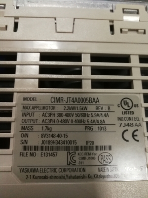 อินเวอร์เตอร์3แรง380v 2.2kw380