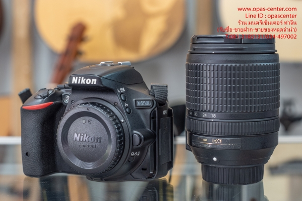 ลดราคา-กล้อง DSLR Nikon รุ่น D5500 24 MP เลนส์ 18-140 เมม 32 G กระเป๋า สภาพใหม่