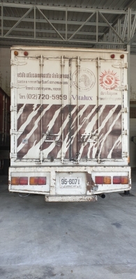 ตู้แห้งขนาดตู้ยาว 7.20 เมตร กว้าง 2.45 เมตร สูง 2.40 เมตร เดิมใส่รถฮีโน่ รุ่น FG 1j ตู้ไม่เคยอุบัติเหตุ หรือเสียทรง ตู้แห้งขนาดตู้ยาว 7.20 เมตร กว้าง 2.45 เมตร สูง 2.40 เมตร เดิมใส่รถฮีโน่ รุ่น FG 1j ตู้ไม่เคยอุบัติเหตุ หรือเสียทรง