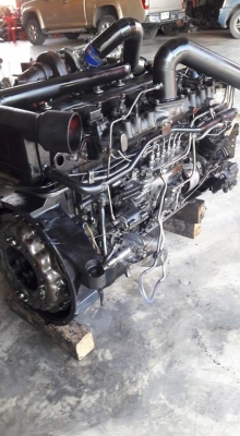 เครื่องยนต์อีซูสุ6BG1เทอร์โบ#210แรงม้า สวยดุ แรงจัดจ้านด้วยเทอร์โบยอดนิยมของมิตซูฯTD07--9 สวยติดนิ่มดีมากพร้อมใช้ครับ