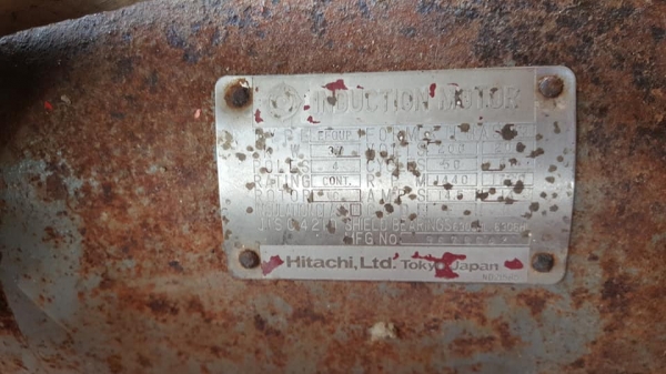 SALE*FROM JAPANเครื่องปั๊มลม HITACHI (NISSALCO), 3.7 KW. ,2 สูบ ,(ได้ทั้งไฟญี่ปุ่น*และ*ไฟโรงงาน 3สาย.380V.ไทย) SALE*FROM JAPANเครื่องปั๊มลม HITACHI (NISSALCO), 3.7 KW. ,2 สูบ ,(ได้ทั้งไฟญี่ปุ่น*และ*ไฟโรงงาน 3สาย.380V.ไทย)