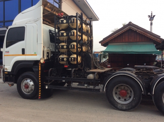 ISUZU DEGA360 ก๊าซโรงงานแท้ สิบล้อหัวลากปี57