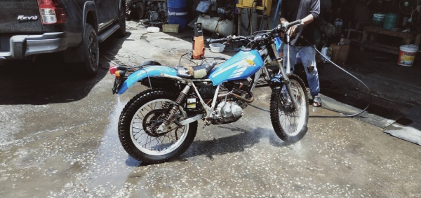 ฮอนด้าtlm125 สี่จังหวะรถวิบากคลาสสิค พร้อมขับ17000บาท