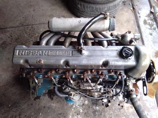 ขายเครื่องยนต์ดีเซลนิสสันหกสูบขับหลัง 12850  บาท