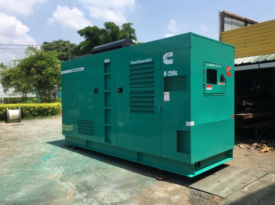 เครื่องปั่นไฟCummins 250kva.รับประกัน 12 เดือน
