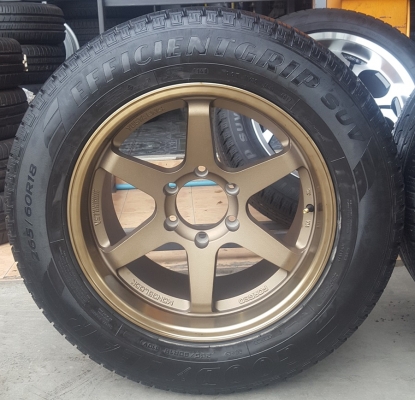 ล้อใหม่ขอบ18 TE37 6รู ยาง\%265/60/18  4 ล้อ