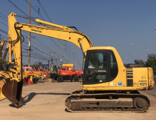 ขายรถขุด KOMATSU PC120-6E ลายหัวกระแทก นำเข้าเองจากญี่ปุ่น สภาพสวยพร้อมใช้ มีVDOการทำงานครับ