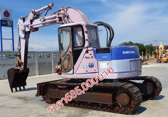 ขายด่วนรถเเบคโฮ ซูมิโตโม้ SH135-2คันเร่งออโต้รถนอกเพื่งนำเข้ามาใหม่สวยเดิมๆเคื่องดีปั่มแรงคอลโทลน้ำมันปั้มนิ้ว บูมอามร์สวยเร็วแรงไม่โหลด เครื่อง4สูบเทอรโบ้ระบบออโต้คันเร่งครบรถยังไม่เคยใช้งานในไทยเลย