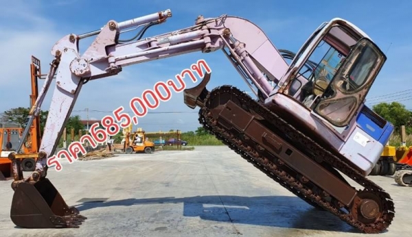 ขายด่วนรถเเบคโฮ ซูมิโตโม้ SH135-2คันเร่งออโต้รถนอกเพื่งนำเข้ามาใหม่สวยเดิมๆเคื่องดีปั่มแรงคอลโทลน้ำมันปั้มนิ้ว บูมอามร์สวยเร็วแรงไม่โหลด เครื่อง4สูบเทอรโบ้ระบบออโต้คันเร่งครบรถยังไม่เคยใช้งานในไทยเลย
