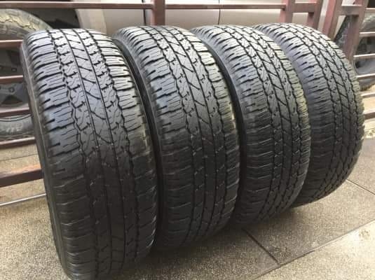 ยาง Bridgestone 265 65 17 ปี18 ดอกเต็ม ใช้ยาว มีให้เลือก2ชุด ราคาไม่แพง ยาง Bridgestone 265 65 17 ปี18 ดอกเต็ม ใช้ยาว มีให้เลือก2ชุด ราคาไม่แพง