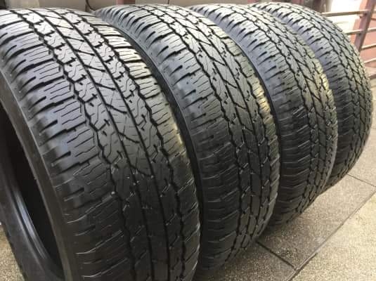 ยาง Bridgestone 265 65 17 ปี18 ดอกเต็ม ใช้ยาว มีให้เลือก2ชุด ราคาไม่แพง ยาง Bridgestone 265 65 17 ปี18 ดอกเต็ม ใช้ยาว มีให้เลือก2ชุด ราคาไม่แพง