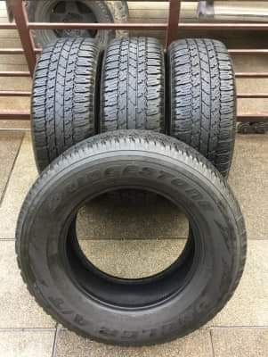 ยาง​ Bridgestone 265 65 17 ปี18 ดอกเต็ม ใช้ยาว มี​ให้​เลือก​2​ชุด​ ราคา​ไม่​แพง​