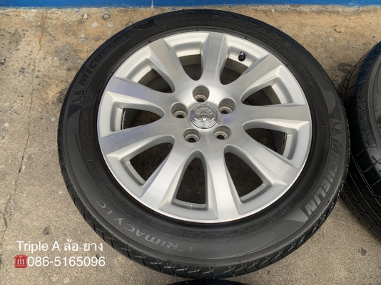 ล้อแม็ก Toyota Camry ขอบ 17 (ลาย 9 ก้าน) พร้อมยาง 215-55-17 Michelin ปลายปี 15