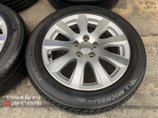 ล้อแม็ก Toyota Camry ขอบ 17 (ลาย 9 ก้าน) พร้อมยาง 215-55-17 Michelin ปลายปี 15