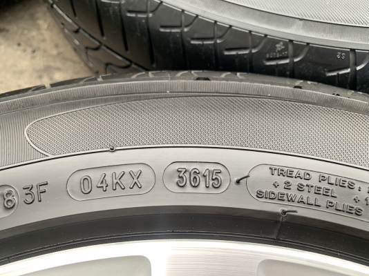 ล้อแม็ก Toyota Camry ขอบ 17 (ลาย 9 ก้าน) พร้อมยาง 215-55-17 Michelin ปลายปี 15