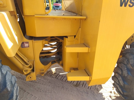 ขายรถตักล้อยาง MITSUBISHI WS3 เครื่องS4E 2เพลา เอวอ่อน รถนำเข้า ติดต่อ 098-7962549