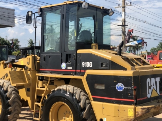 ขายรถตักล้อยาง CAT 910G นำเข้าเองจากญี่ปุ่น สภาพสวยพร้อมใช้ มีVDOการทำงานครับ