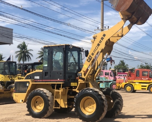 ขายรถตักล้อยาง CAT 910G นำเข้าเองจากญี่ปุ่น สภาพสวยพร้อมใช้ มีVDOการทำงานครับ