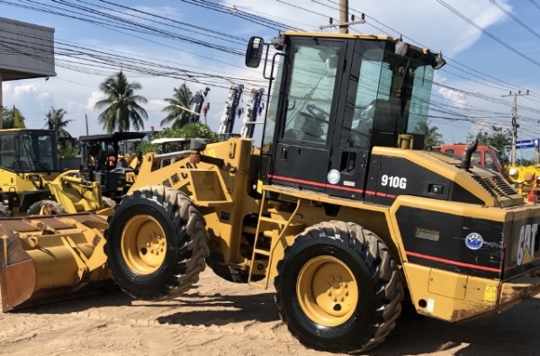 ขายรถตักล้อยาง CAT 910G นำเข้าเองจากญี่ปุ่น สภาพสวยพร้อมใช้ มีVDOการทำงานครับ
