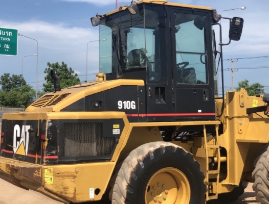 ขายรถตักล้อยาง CAT 910G นำเข้าเองจากญี่ปุ่น สภาพสวยพร้อมใช้ มีVDOการทำงานครับ