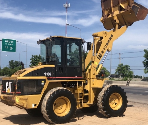 ขายรถตักล้อยาง CAT 910G นำเข้าเองจากญี่ปุ่น สภาพสวยพร้อมใช้ มีVDOการทำงานครับ