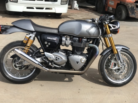 TRIUMPH THRUXTON R ปี2016 ไมล์ 1679 จัดได้ 4.5 แสน รถไม่เคยล้ม ไม่มีรอย ราคา 495,000 #เลขทะเบียนสวยทั้งสองคัน สนใจ. 081-3097045 TRIUMPH THRUXTON R ปี2016 ไมล์ 1679 จัดได้ 4.5 แสน รถไม่เคยล้ม ไม่มีรอย ราคา 495,000 #เลขทะเบียนสวยทั้งสองคัน สนใจ. 081-3097045