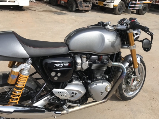TRIUMPH THRUXTON R ปี2016 ไมล์ 1679 จัดได้ 4.5 แสน รถไม่เคยล้ม ไม่มีรอย ราคา 495,000 #เลขทะเบียนสวยทั้งสองคัน สนใจ. 081-3097045 TRIUMPH THRUXTON R ปี2016 ไมล์ 1679 จัดได้ 4.5 แสน รถไม่เคยล้ม ไม่มีรอย ราคา 495,000 #เลขทะเบียนสวยทั้งสองคัน สนใจ. 081-3097045