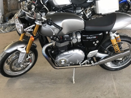 TRIUMPH THRUXTON R ปี2016 ไมล์ 1679 จัดได้ 4.5 แสน รถไม่เคยล้ม ไม่มีรอย ราคา 495,000 #เลขทะเบียนสวยทั้งสองคัน สนใจ. 081-3097045 TRIUMPH THRUXTON R ปี2016 ไมล์ 1679 จัดได้ 4.5 แสน รถไม่เคยล้ม ไม่มีรอย ราคา 495,000 #เลขทะเบียนสวยทั้งสองคัน สนใจ. 081-3097045